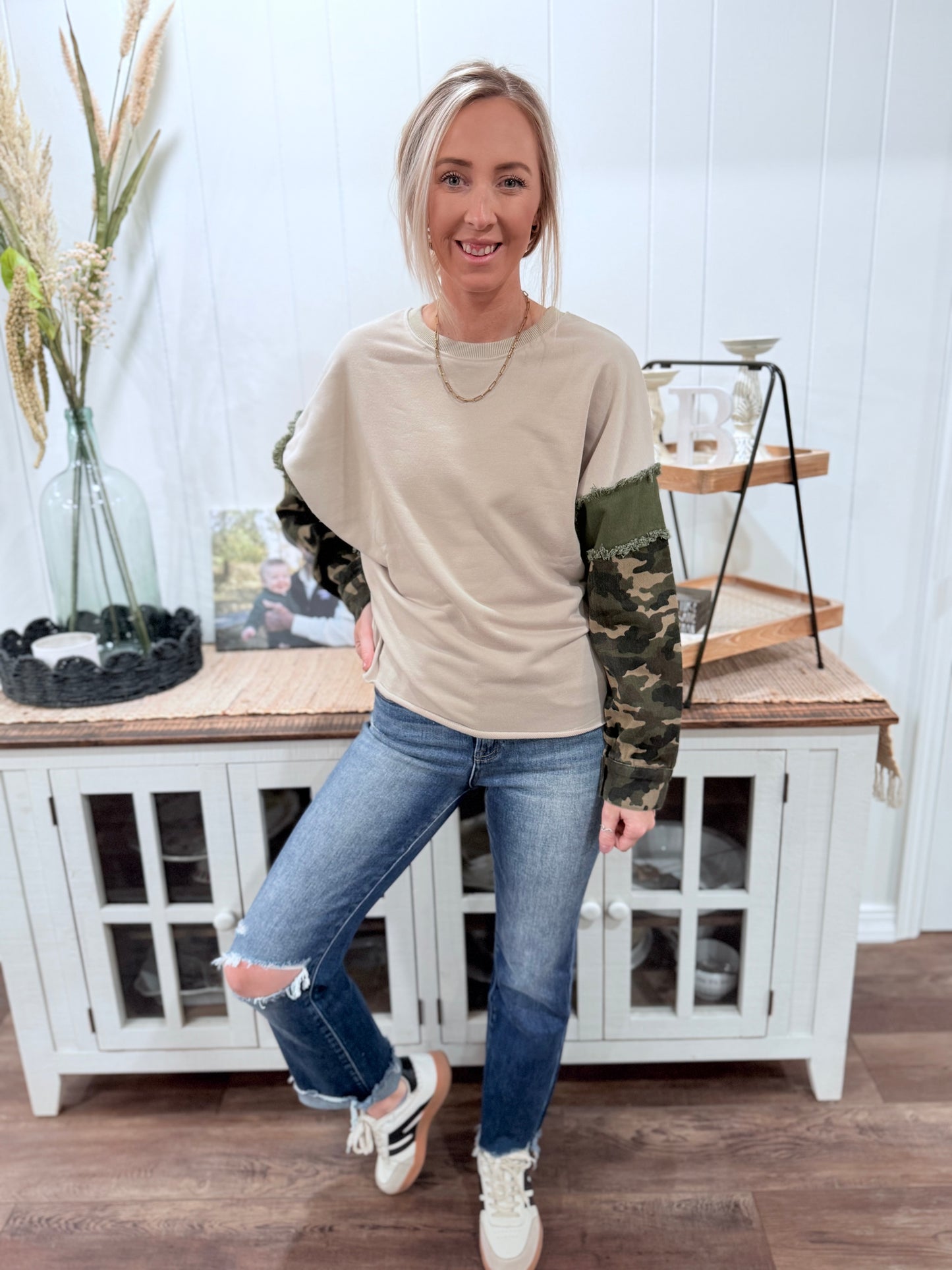 Stella Camo Top