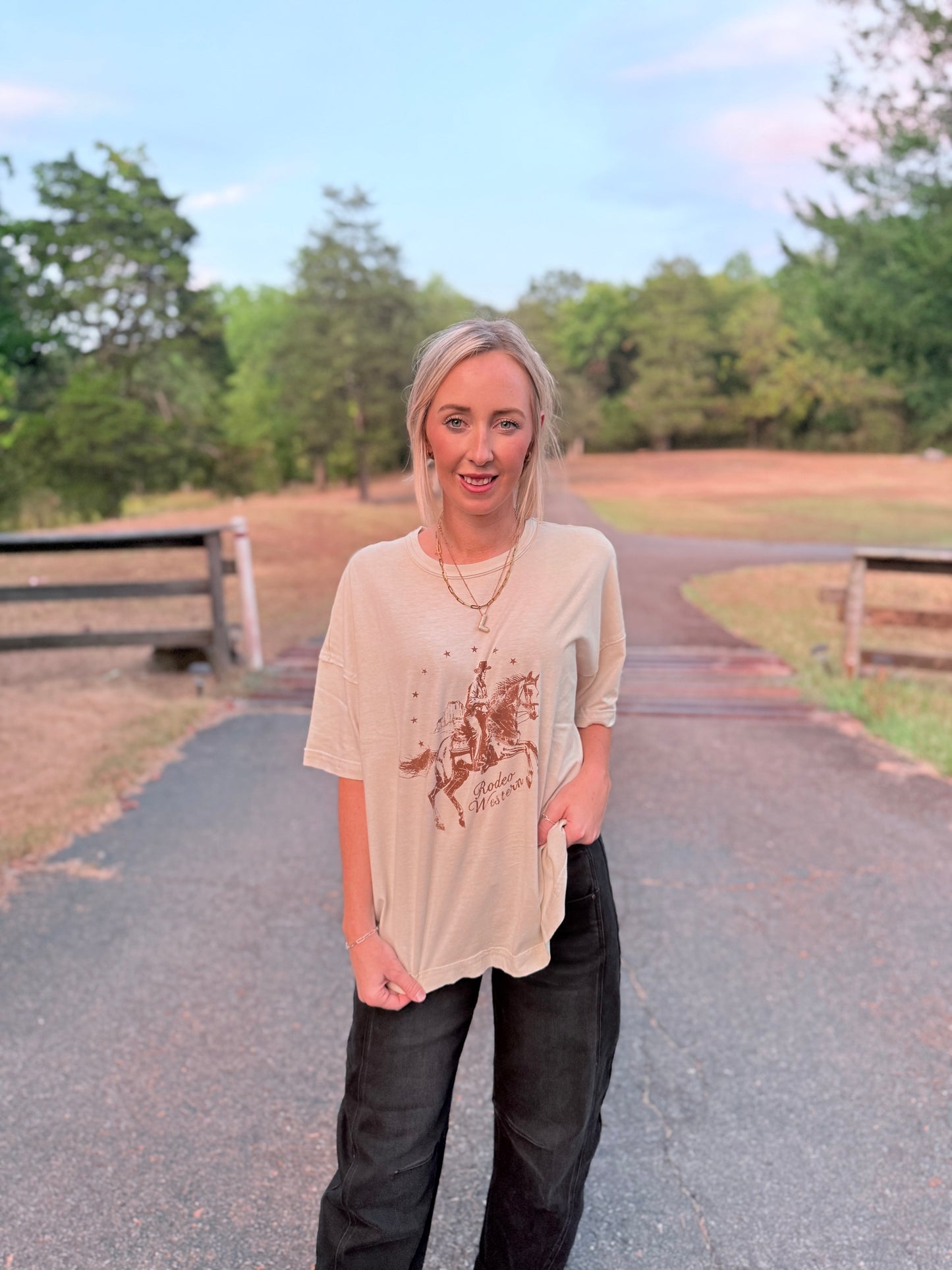 Twyla Western Tee