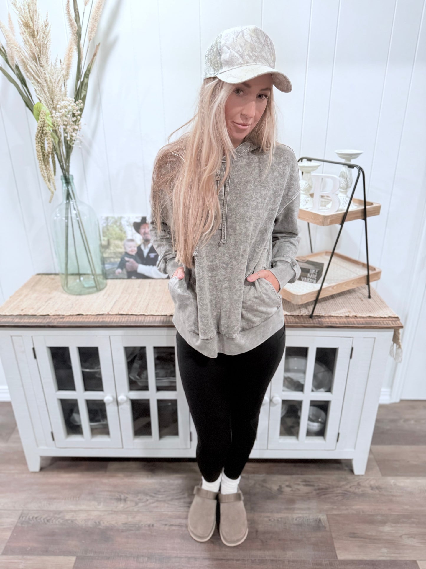Blake Hoodie - Washed Black
