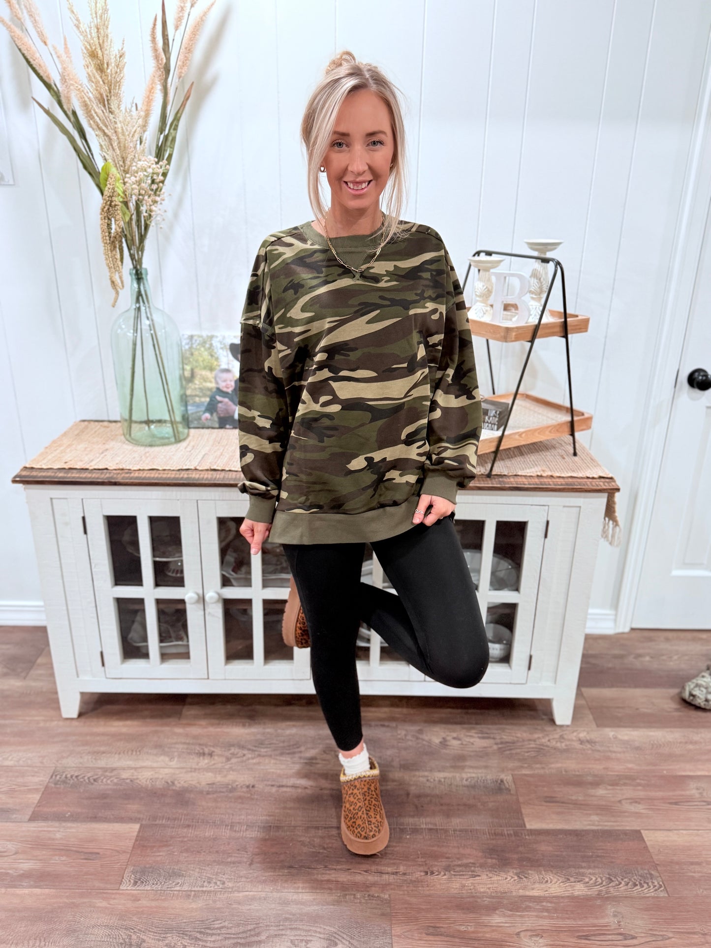 Raya Camo Pullover