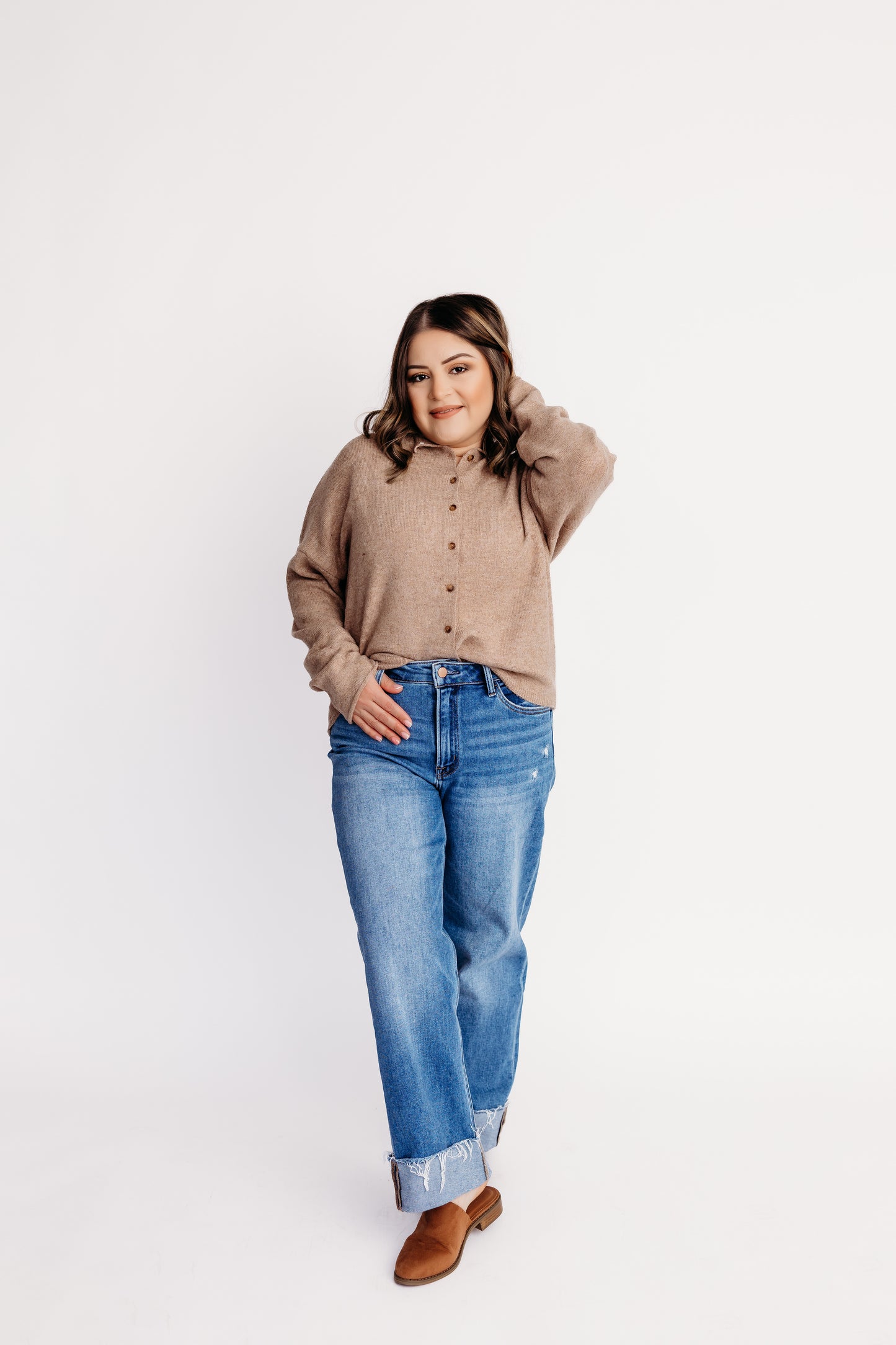 Gracie Cardigan - Mocha