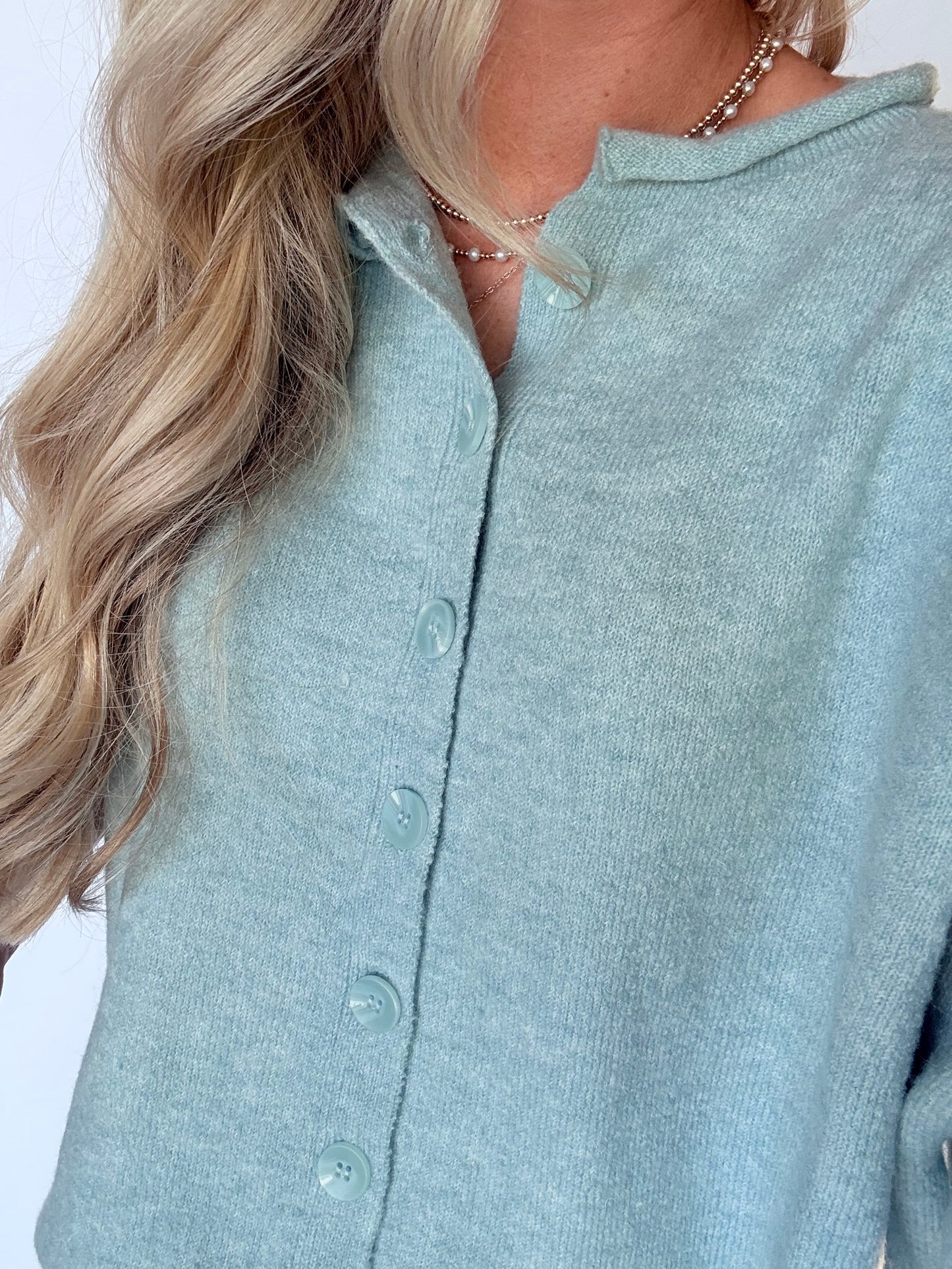 Susana Cardigan - Dusty Blue