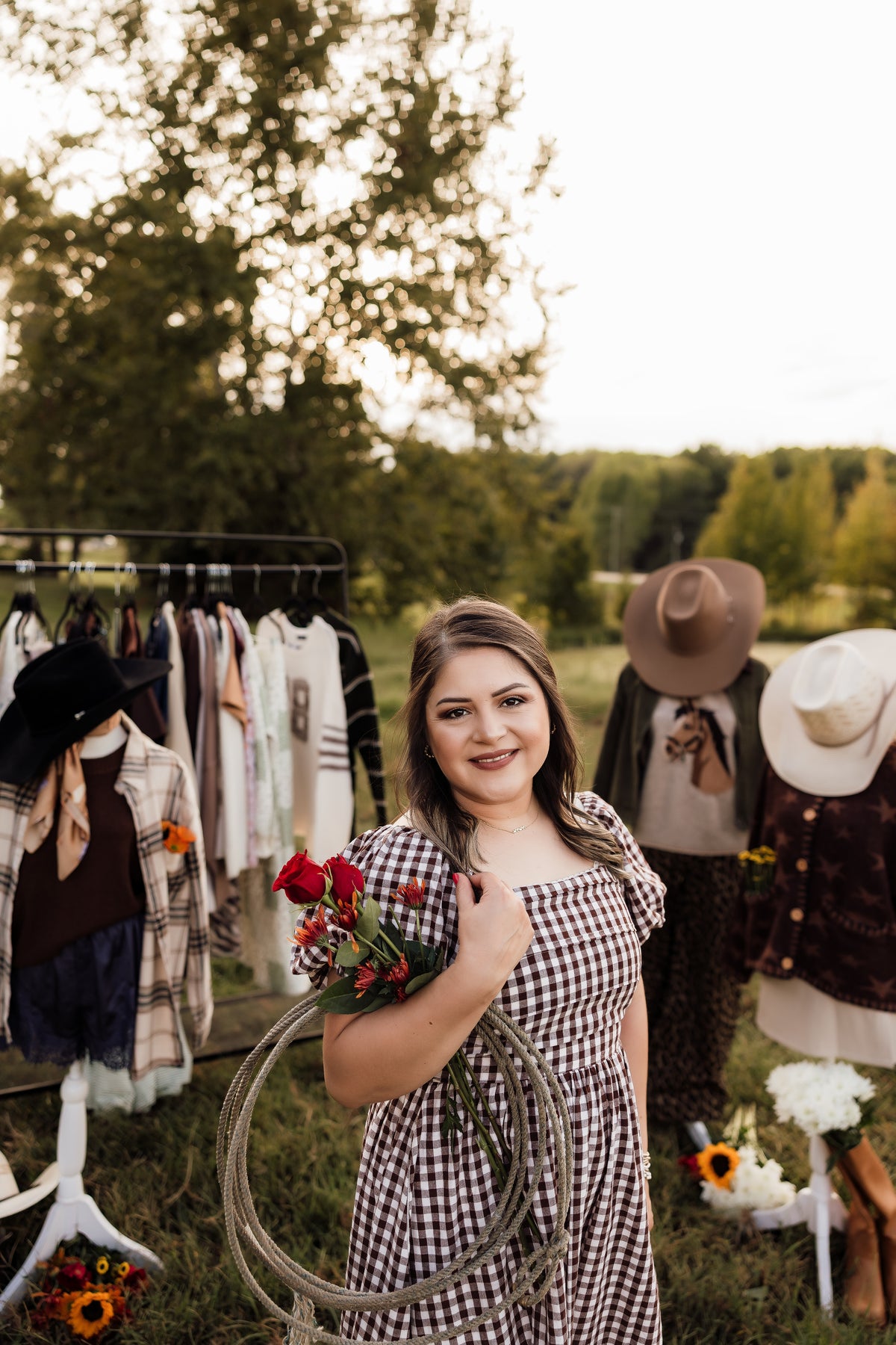 Ana Gingham Dress