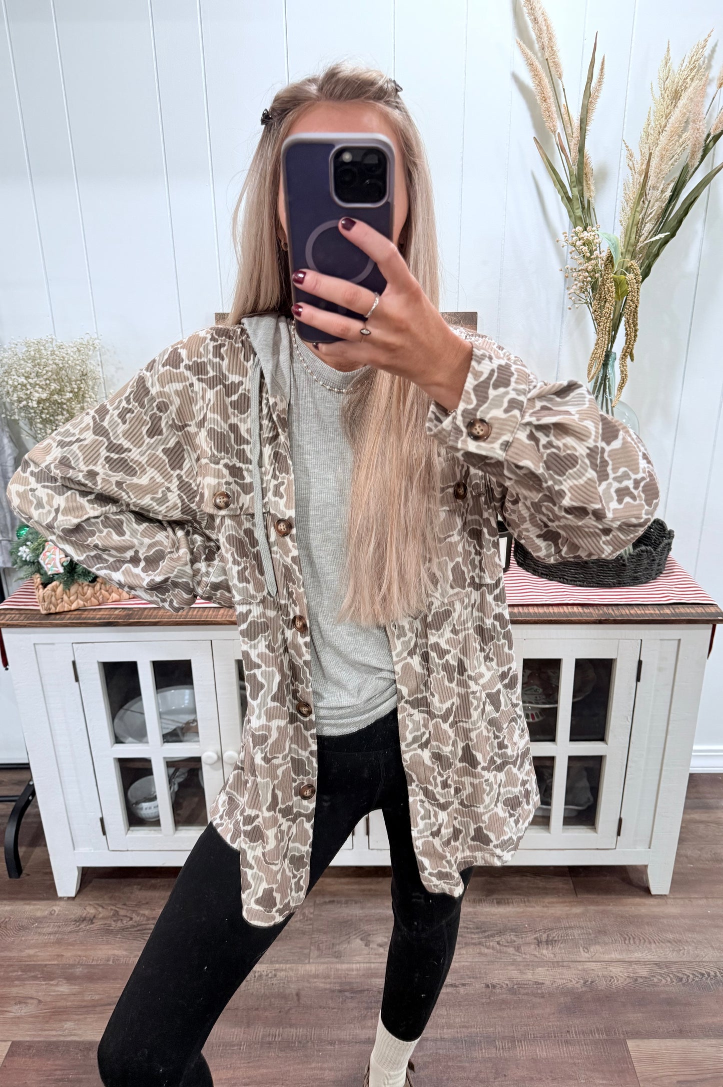 Camilla Hooded Shacket