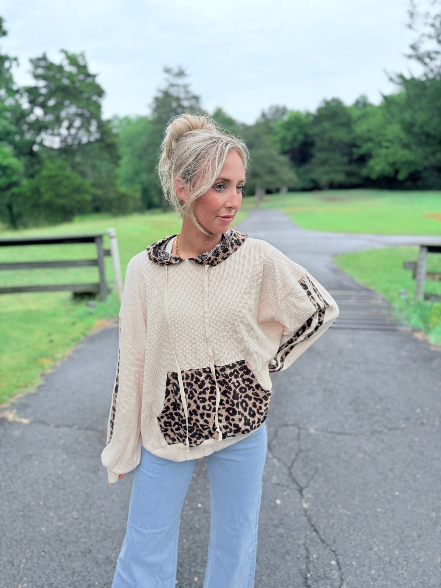 Hunter Waffle Knit Hoodie