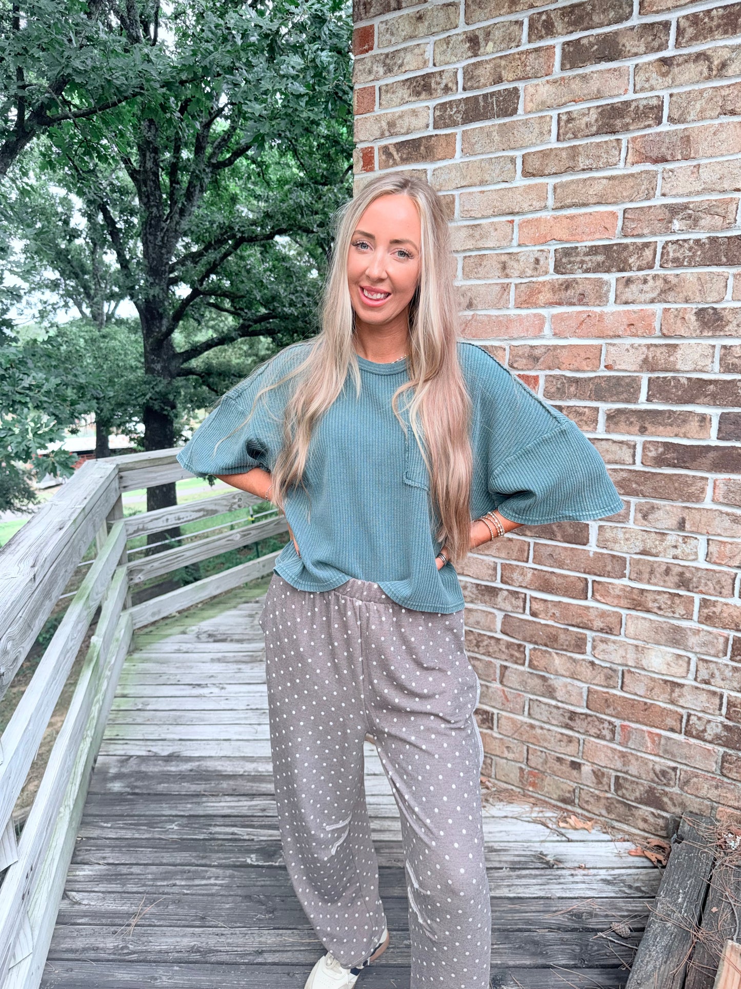 Allie Pocket Top - Green