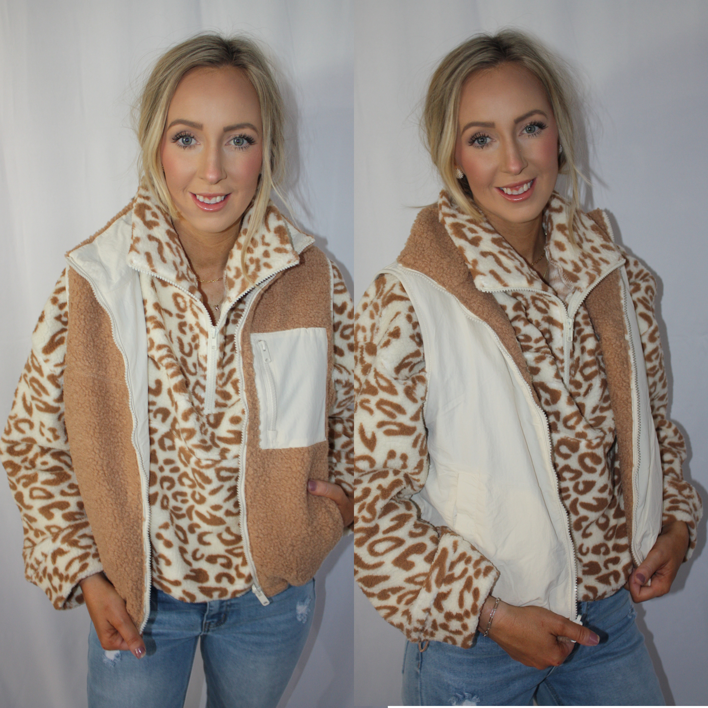Kendall Reversible Vest - camel