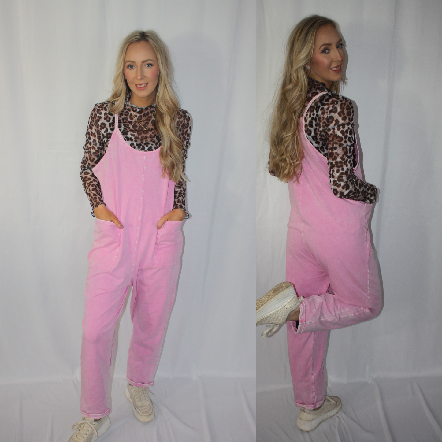 Hadley Jumpsuit - candy pink
