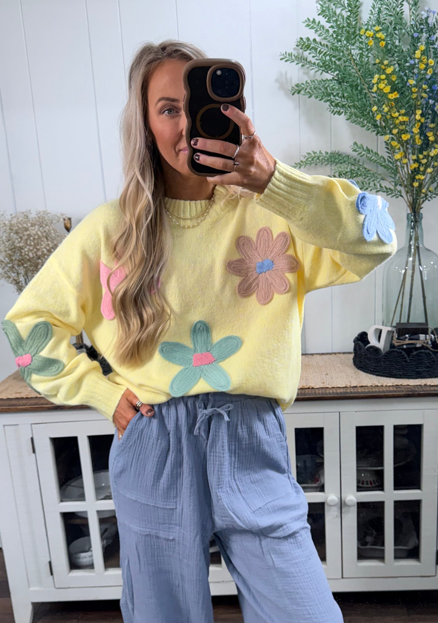 Goldie Flower Sweater