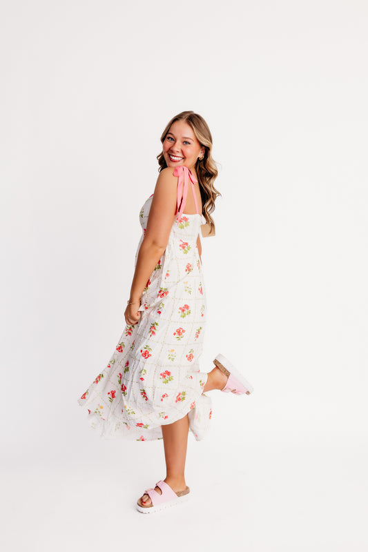Flora Dress - Pink
