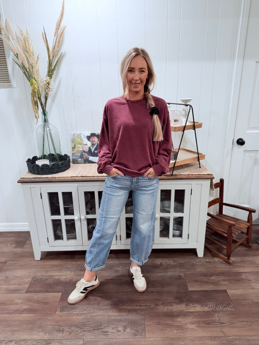 Light Wash Barrel Jean