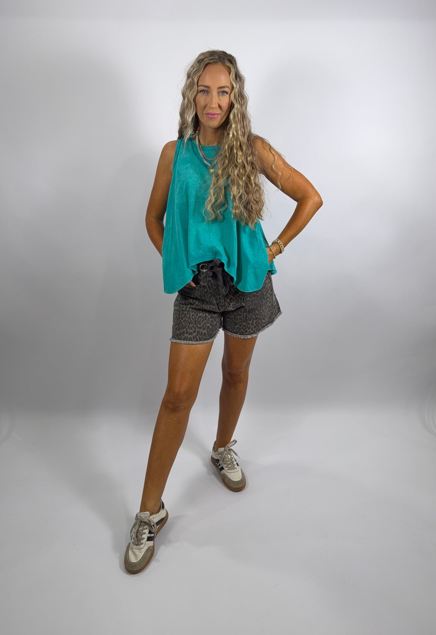 Hali Tank - Teal