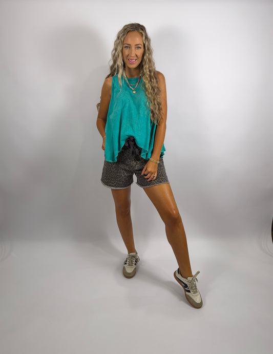 Hali Tank - Teal