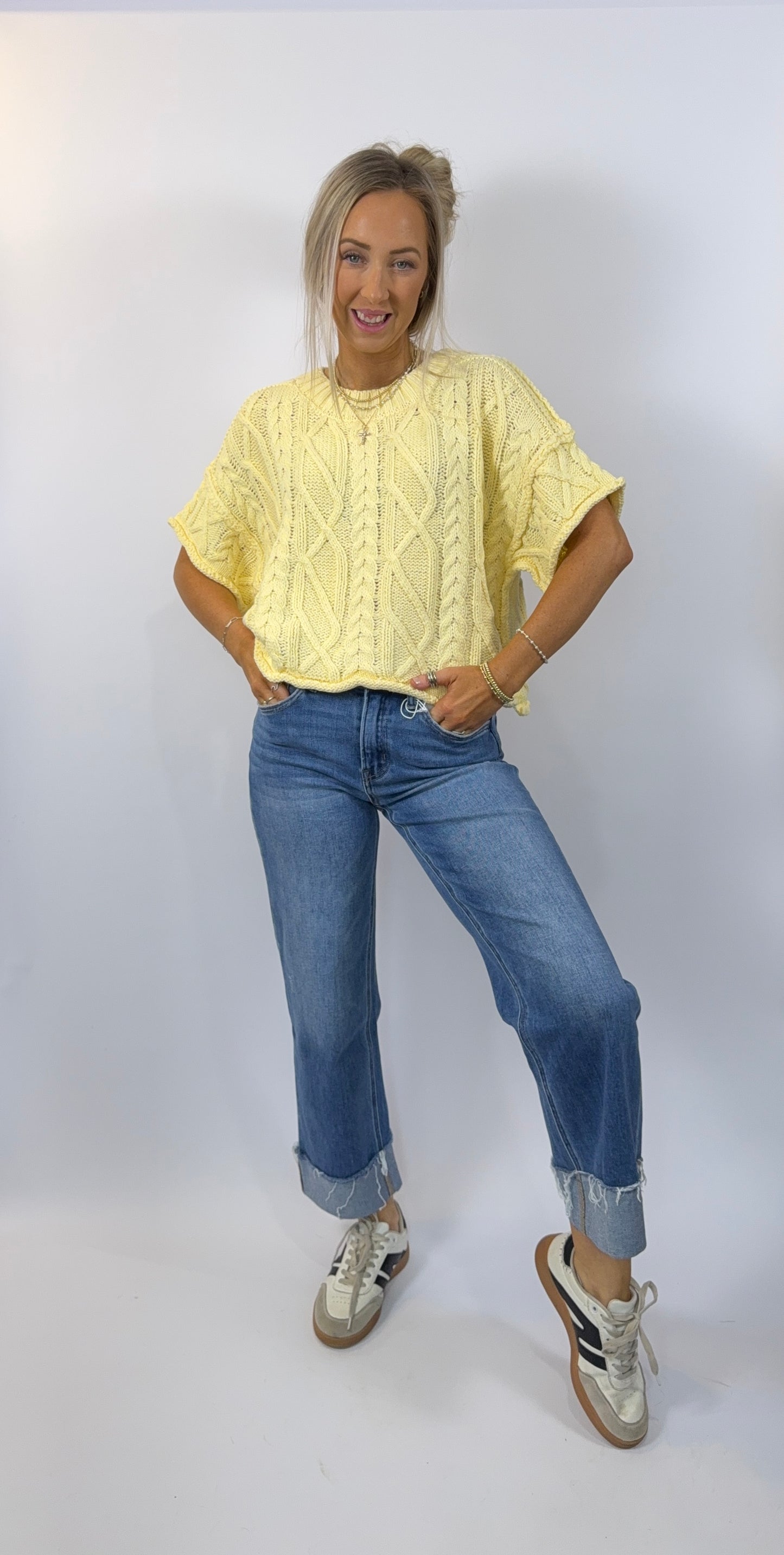 Sunny Sweater Top - Restock