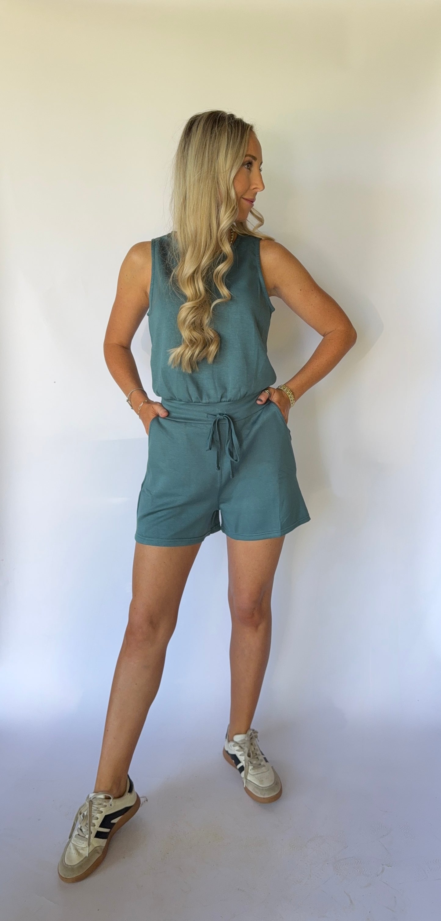 Rita Romper - Teal