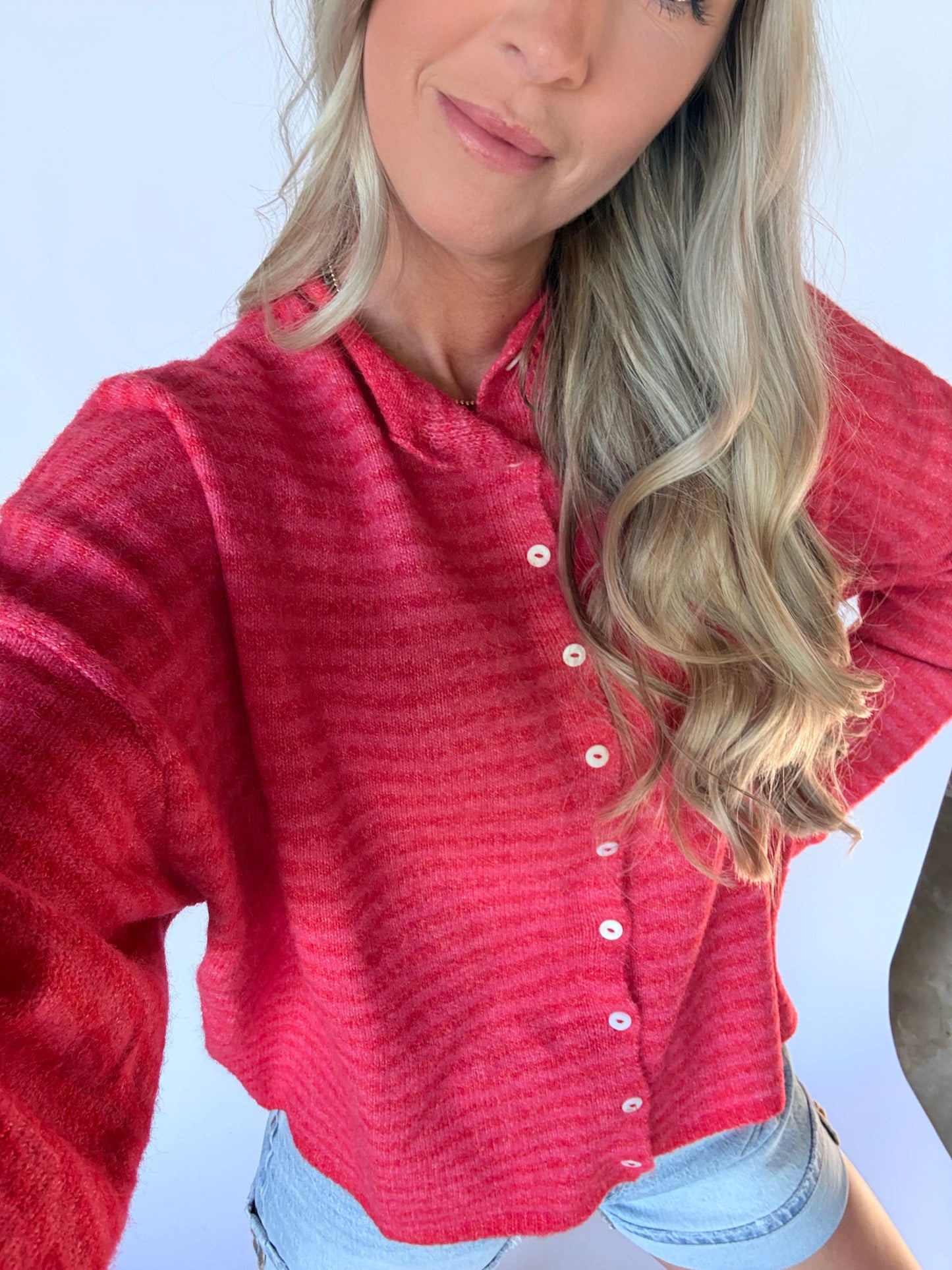 Cherry Twist Cardigan