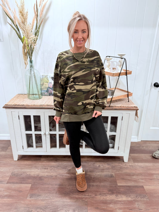 Raya Camo Pullover