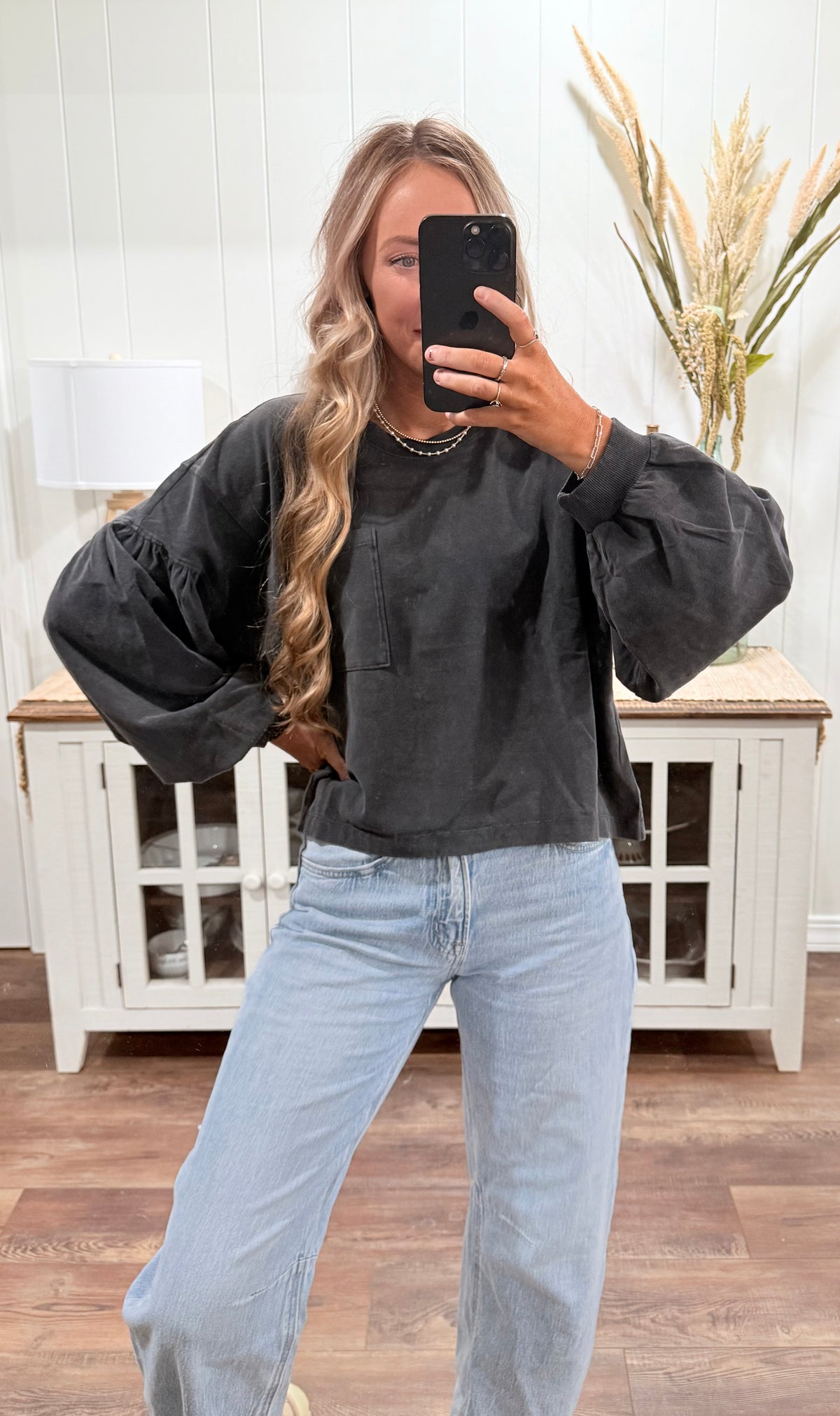 Off Duty Top - black