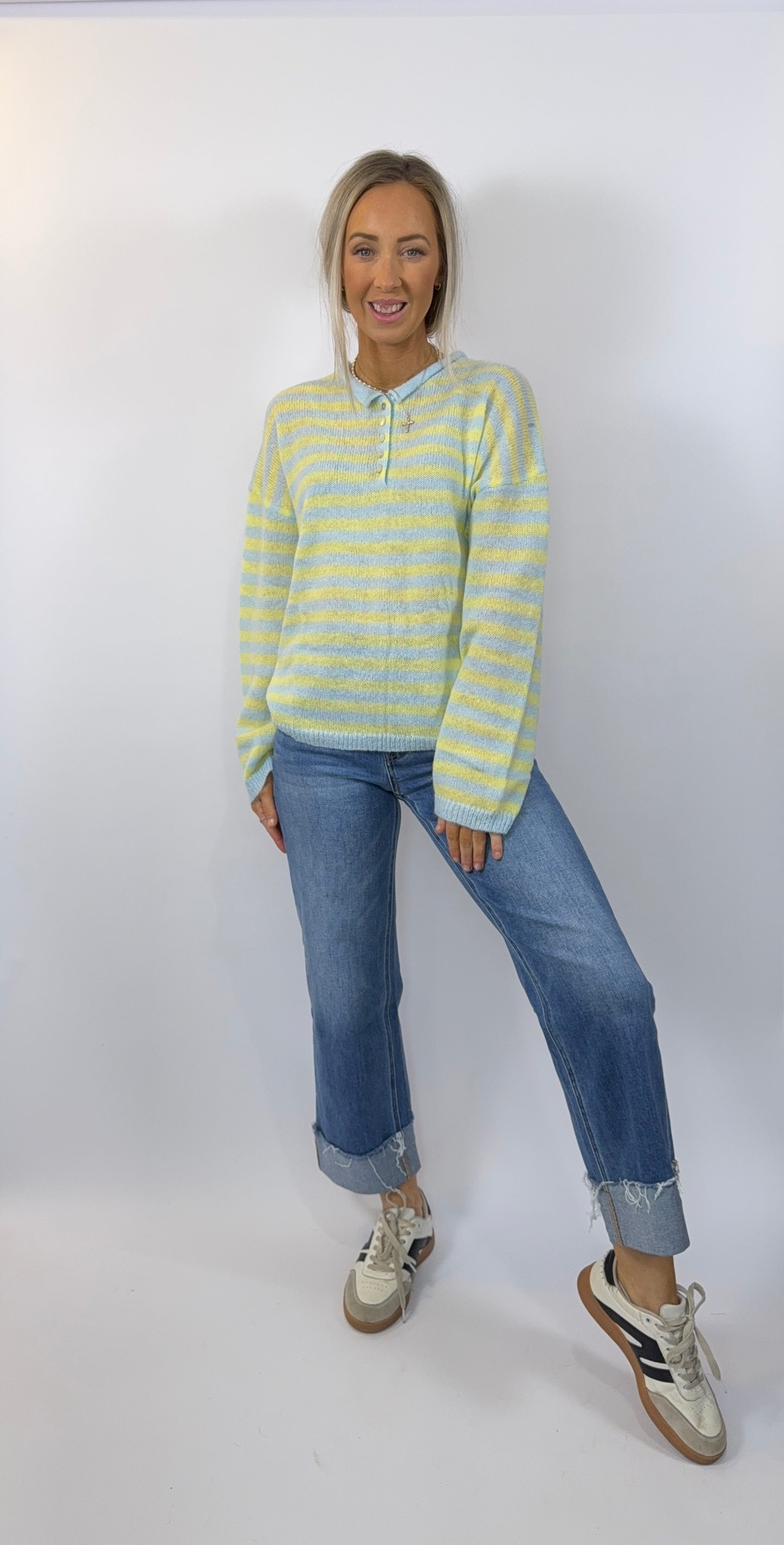 Blueberry Lemonade Henley