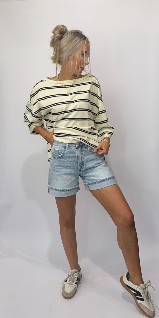 Ada Cuff Shorts - Restock