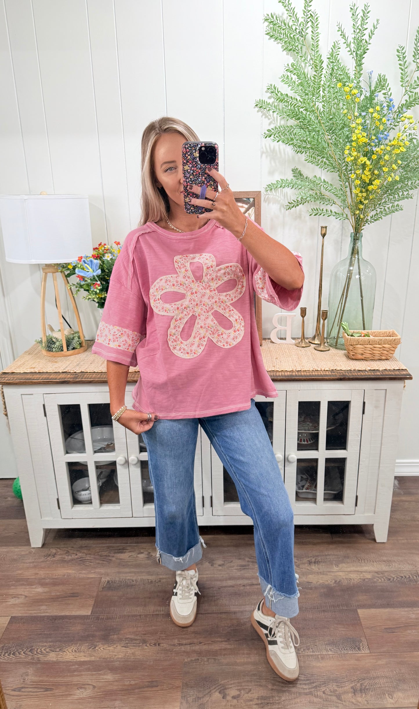 Retro Flower Top