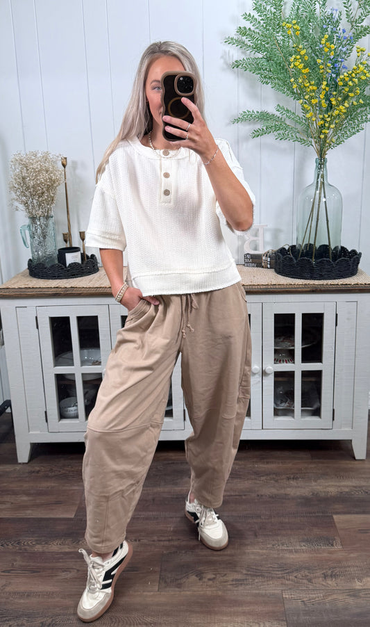 Faye Barrel Pants