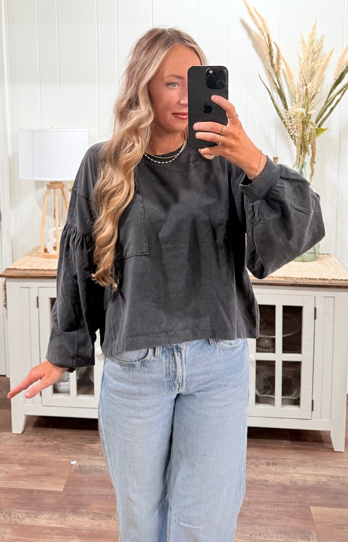 Off Duty Top - black