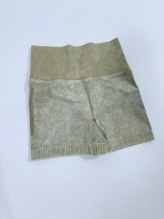 Hot Shot Biker Shorts - Ash Mocha