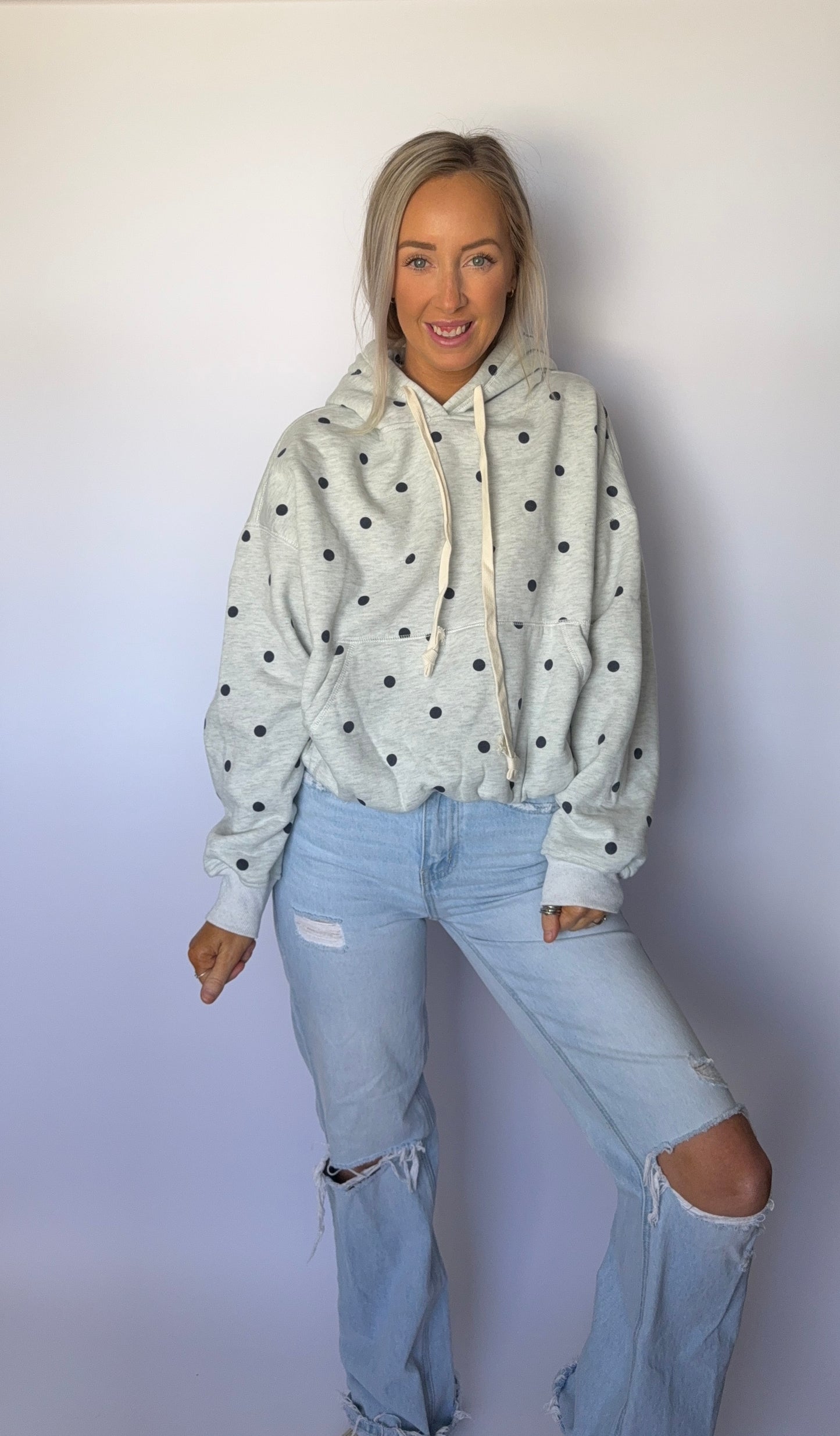 Polkadot Bubble Hoodie