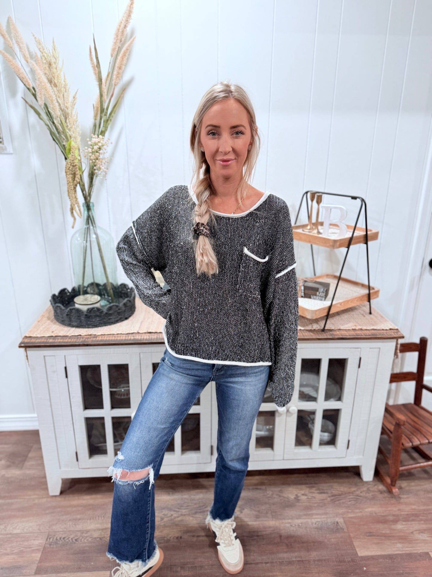 Piper Contrast Sweater