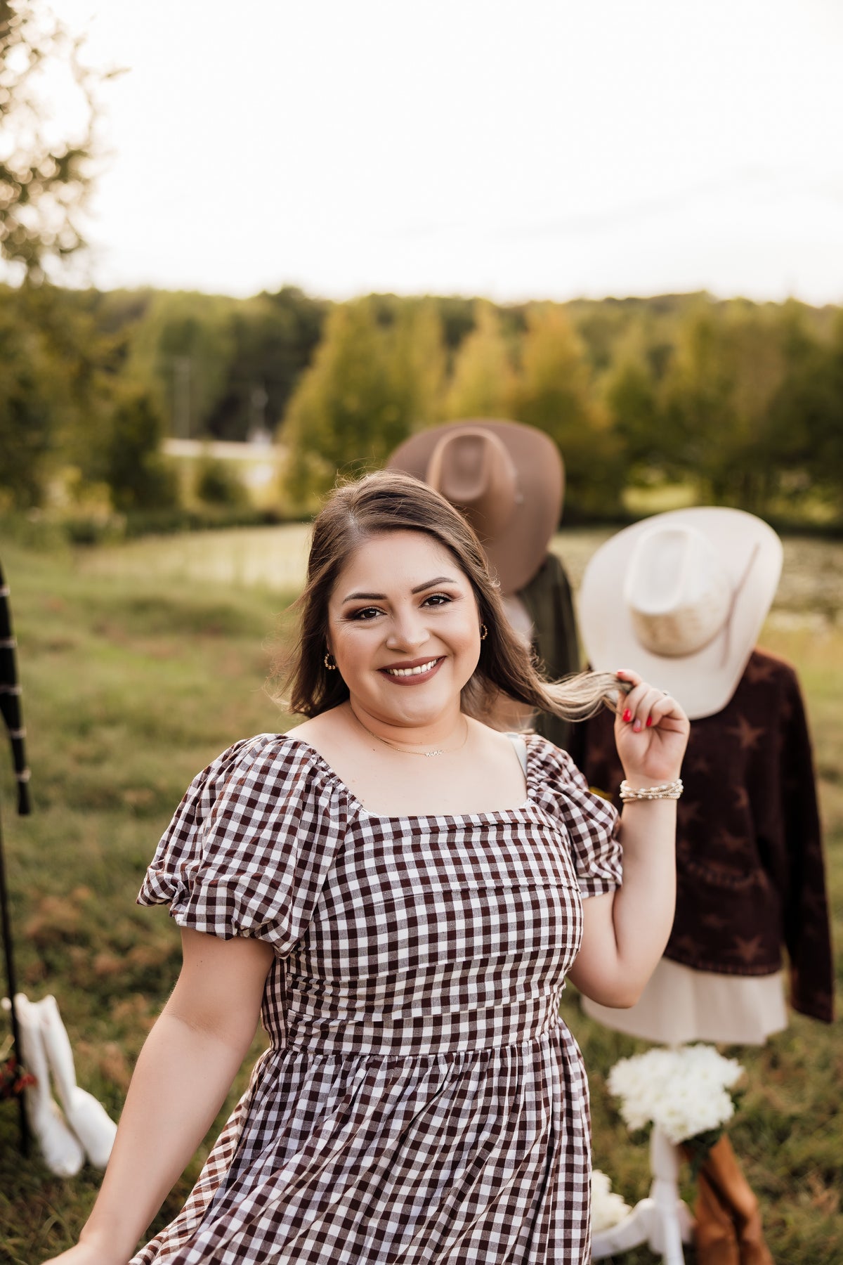 Ana Gingham Dress