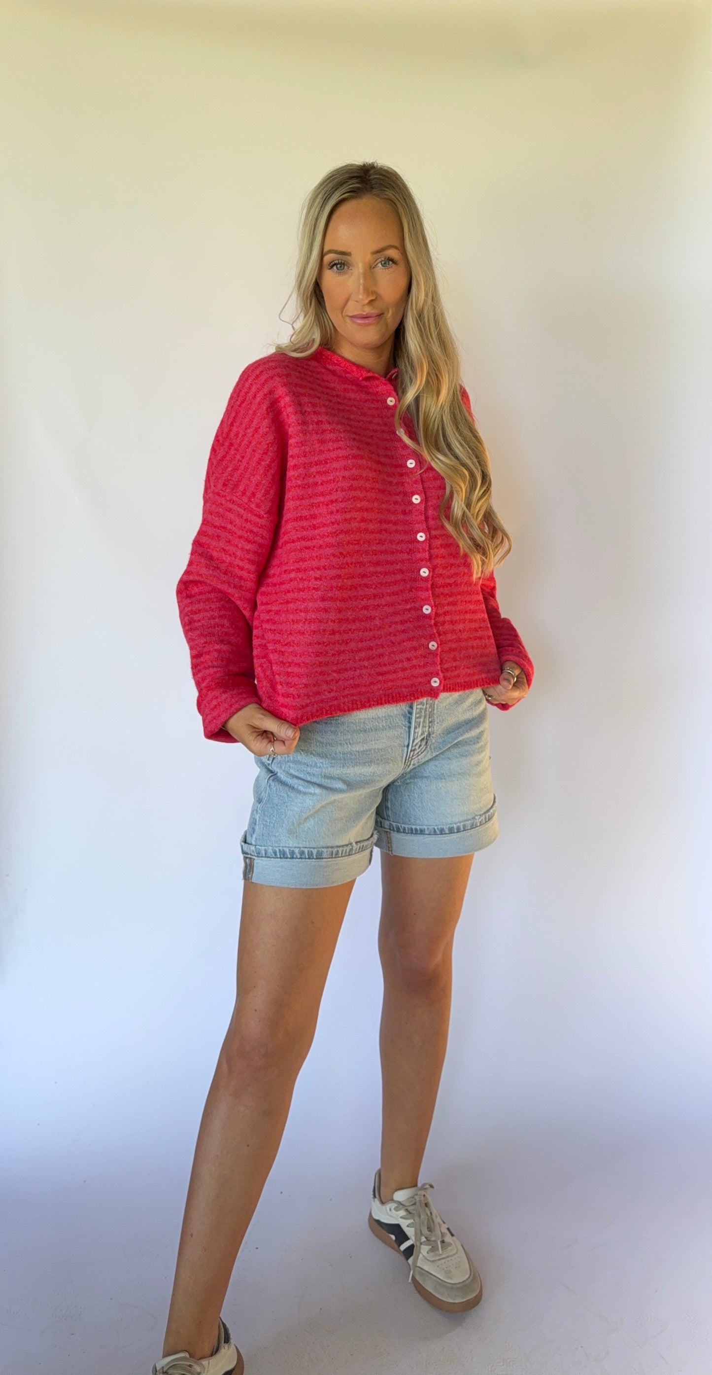 Cherry Twist Cardigan