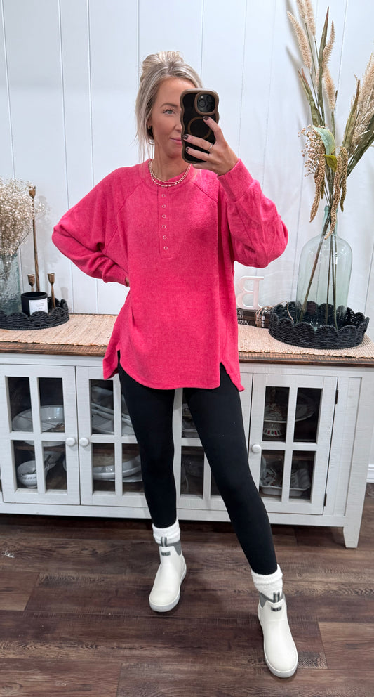 Hacci Button Top - 2 colors