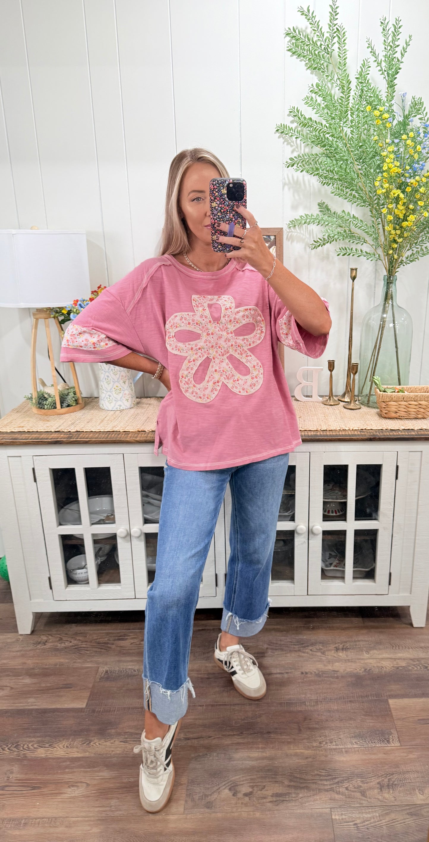 Retro Flower Top