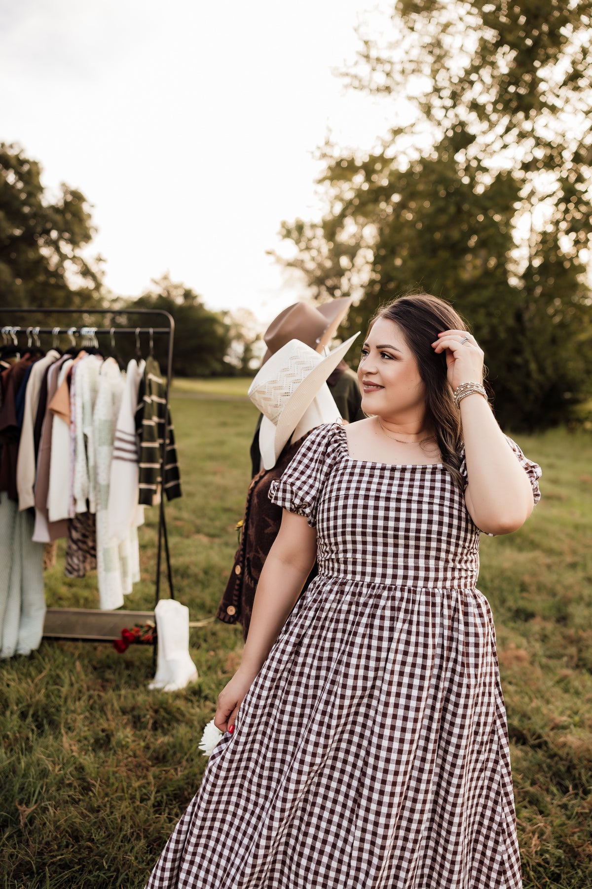 Ana Gingham Dress