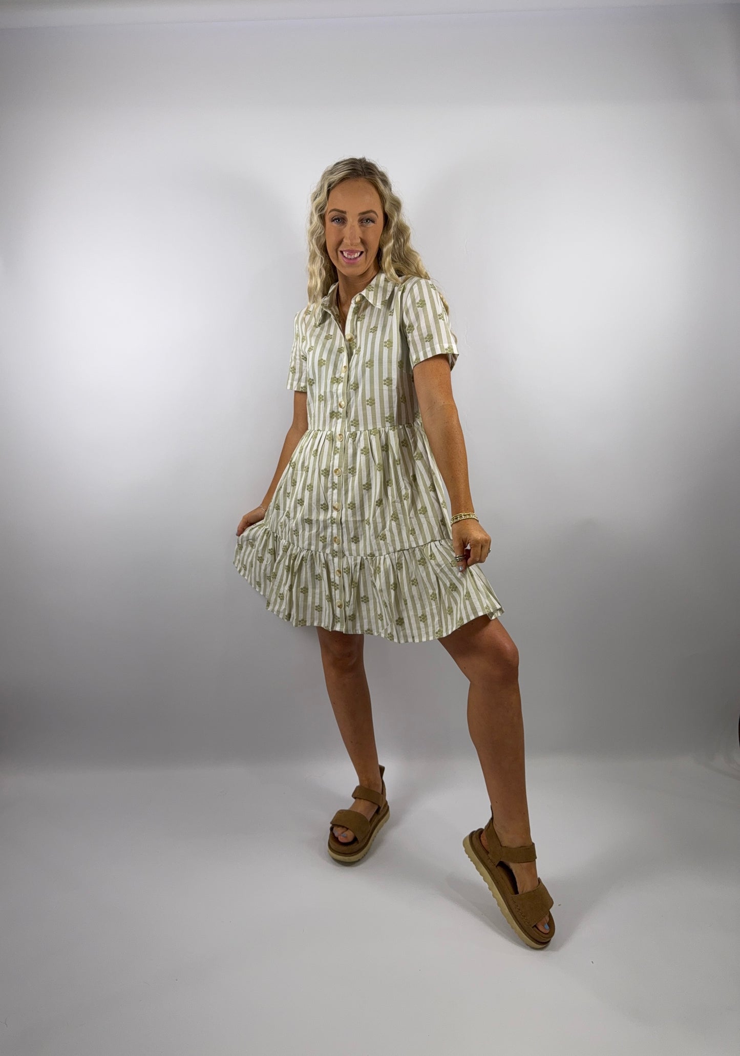 Summer Breeze Dress - Olive