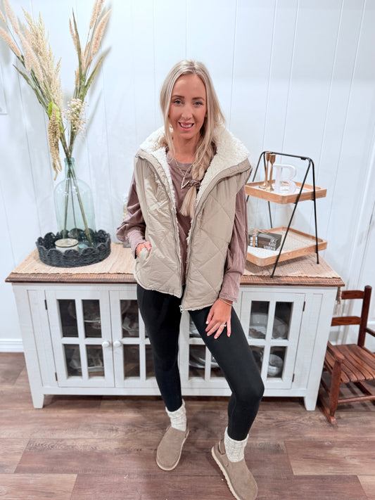 Bria Sherpa Vest