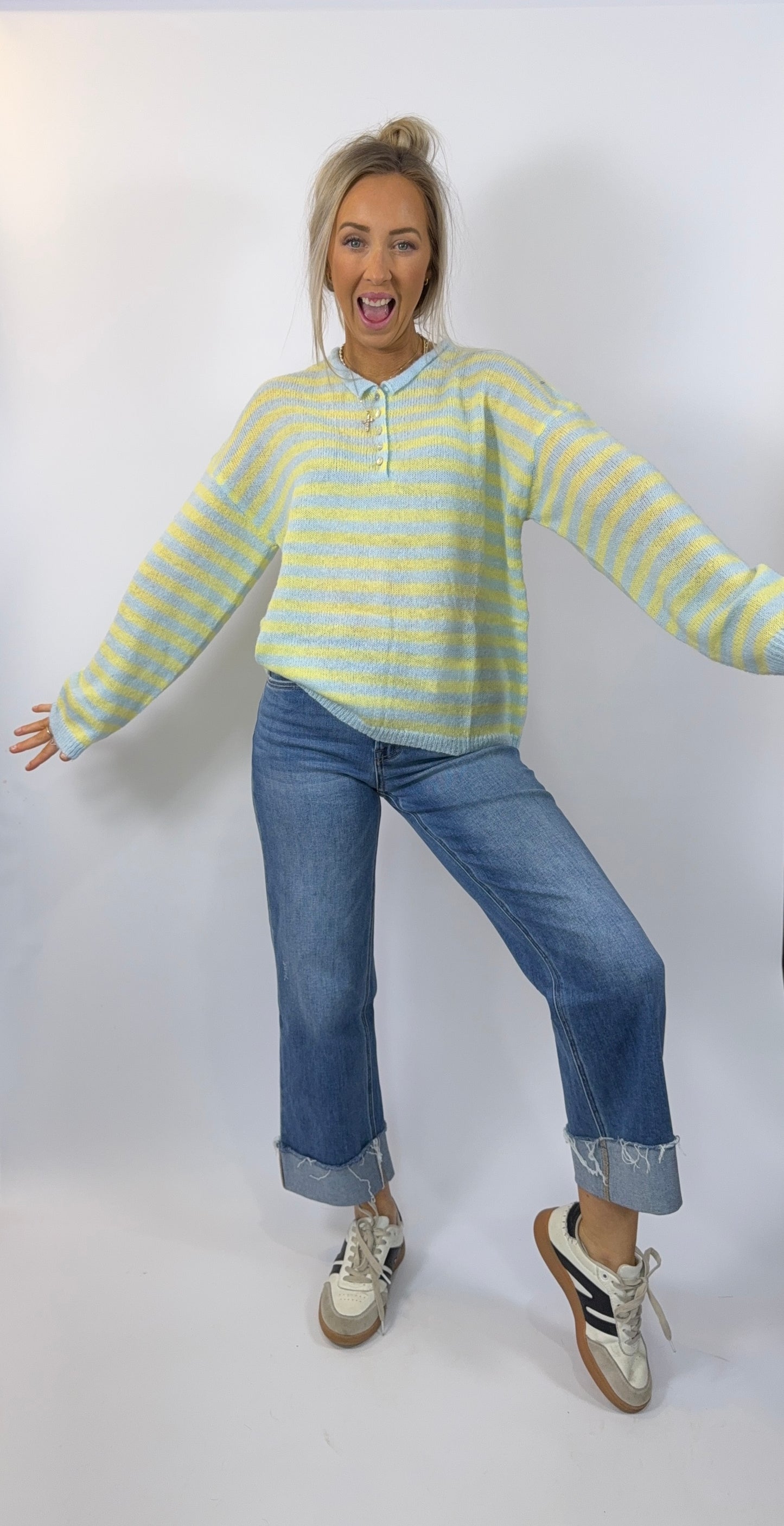 Blueberry Lemonade Henley