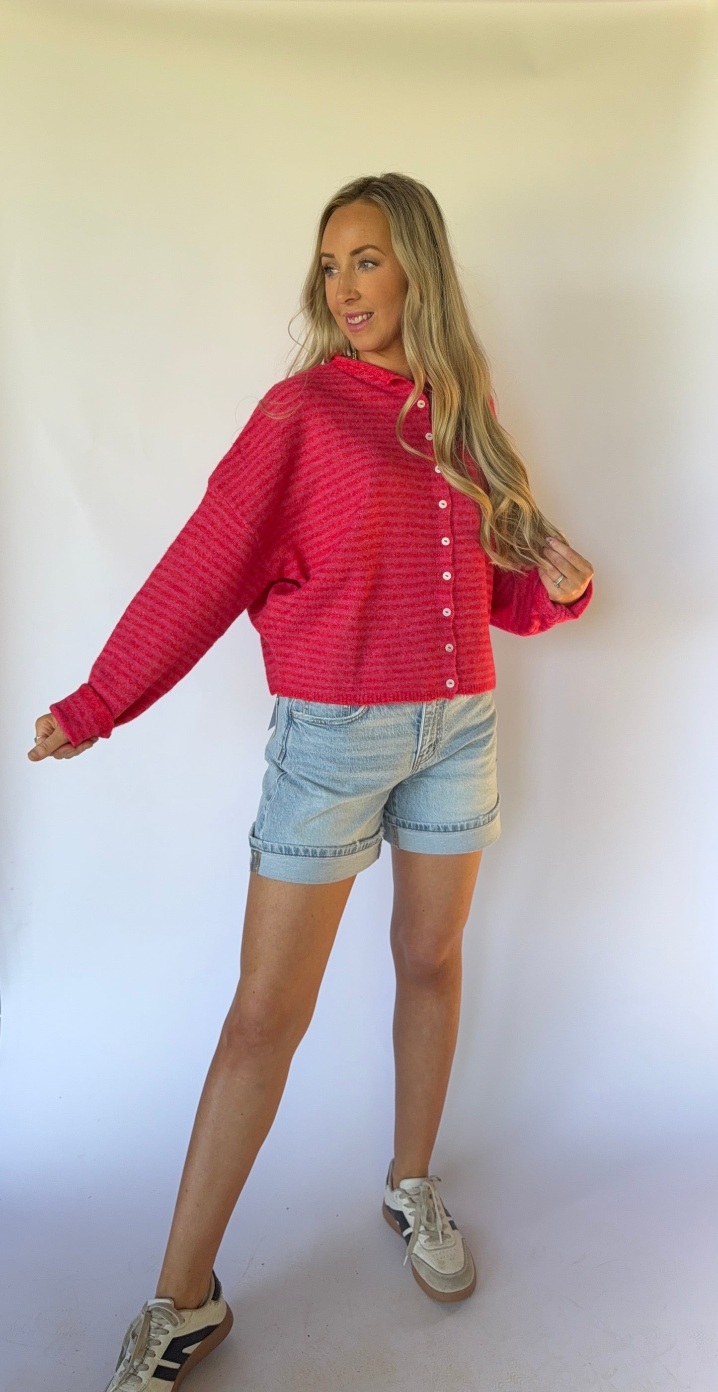 Cherry Twist Cardigan