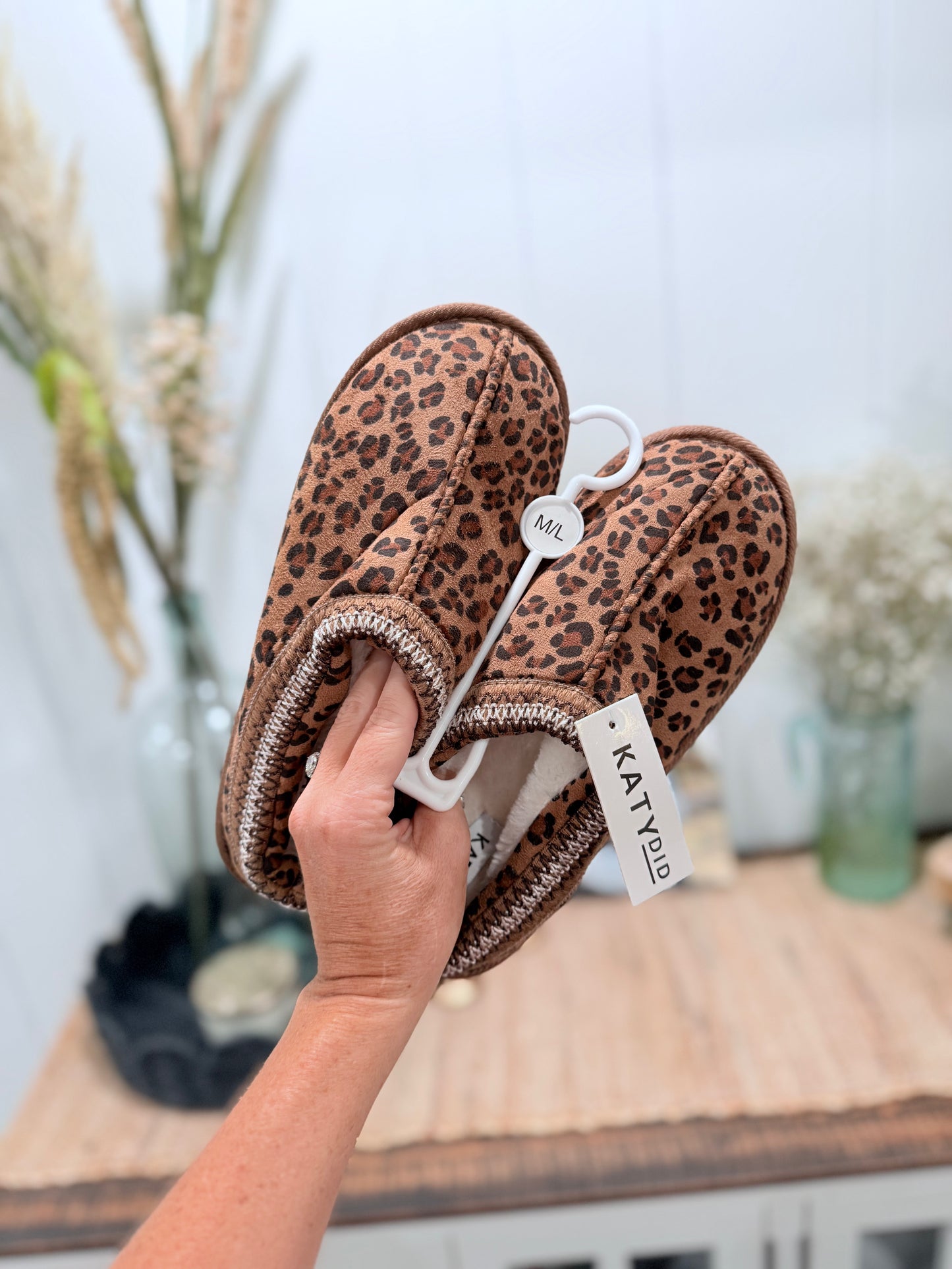 Leopard Slippers